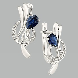 9258с Серьги (Au 585)